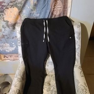 Figs Black Yola Scrub Pants- XXL